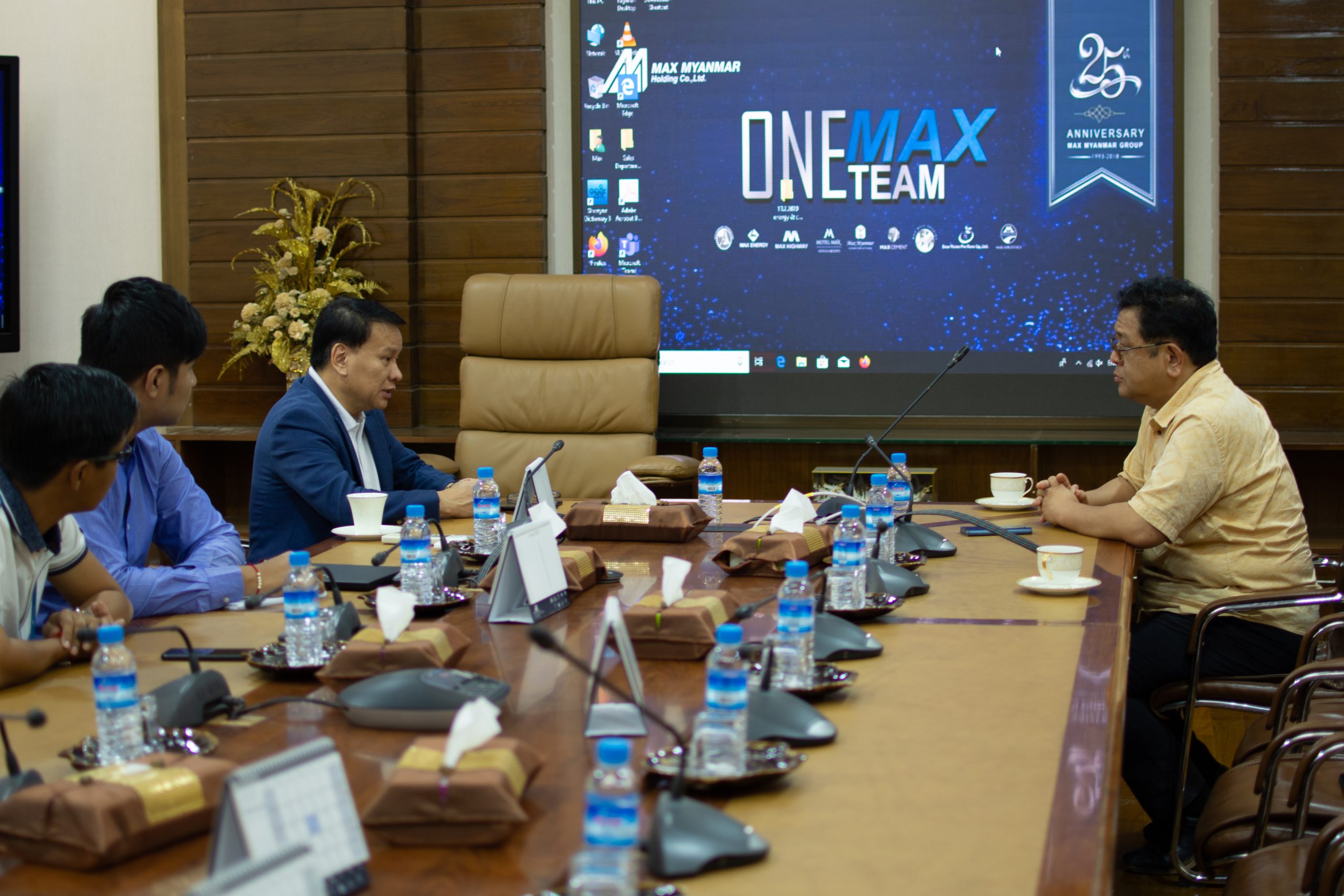 Meeting with CEO, Max Myanmar Group